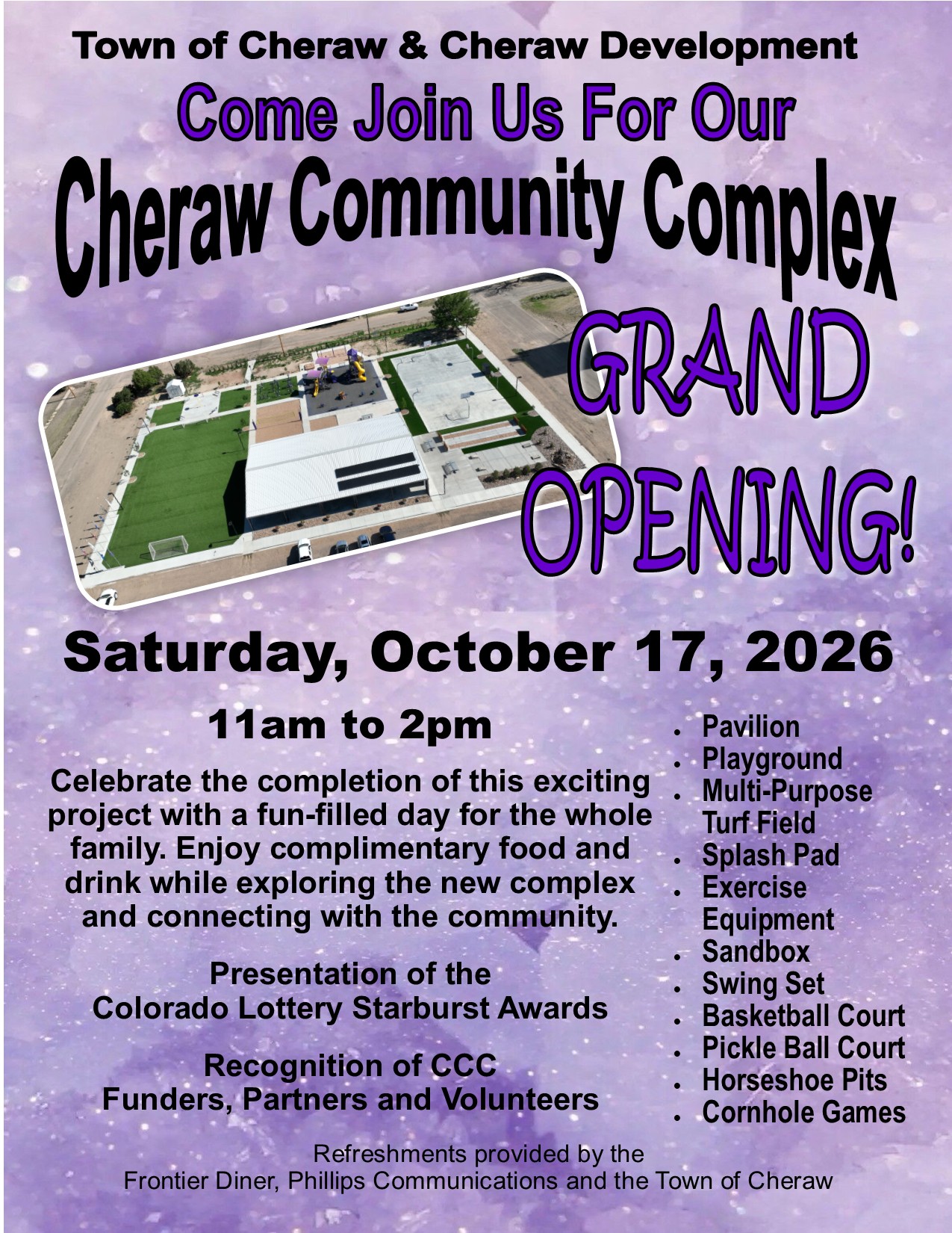Cheraw Community Complex Grand Opening